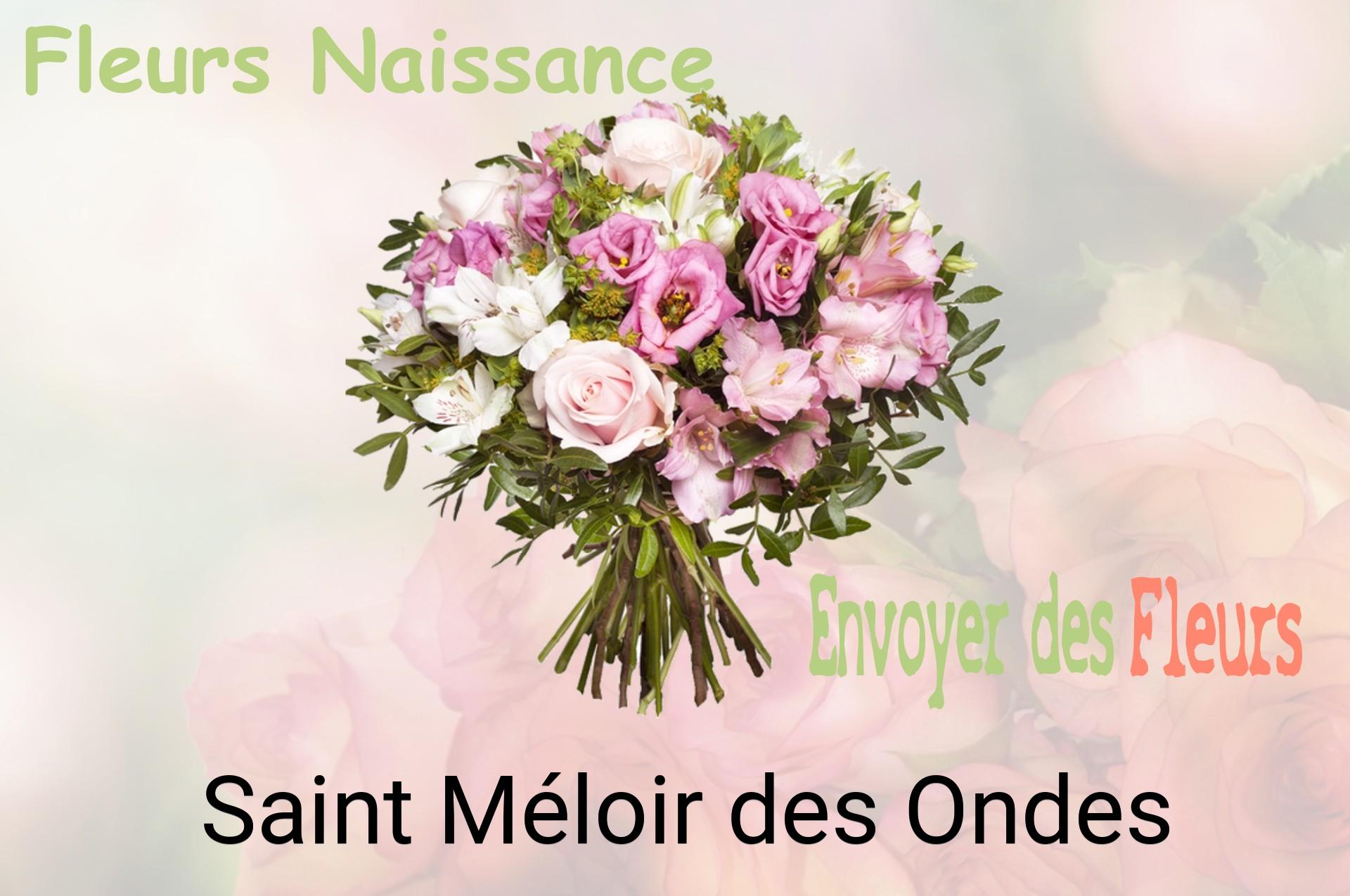 Bouquet de fleurs de naissance livré à Saint-Méloir-des-Ondes
